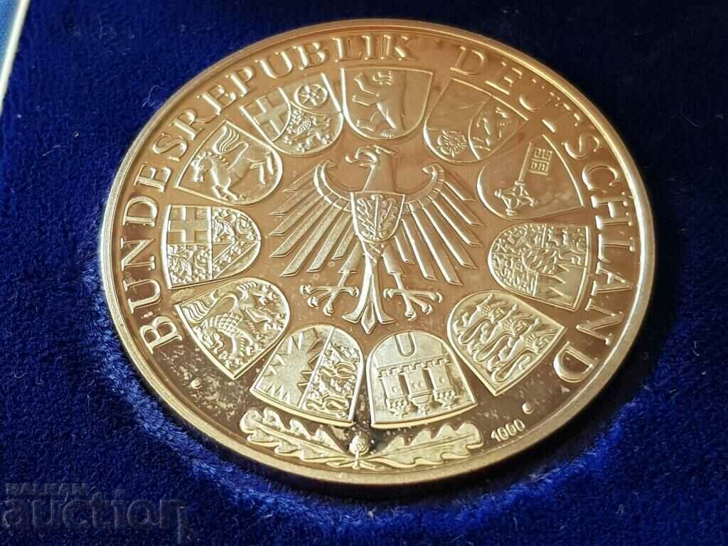 Γερμανικό ασημένιο νόμισμα μετάλλιο Ομοσπονδιακής Δημοκρατίας της Γερμανίας - 5