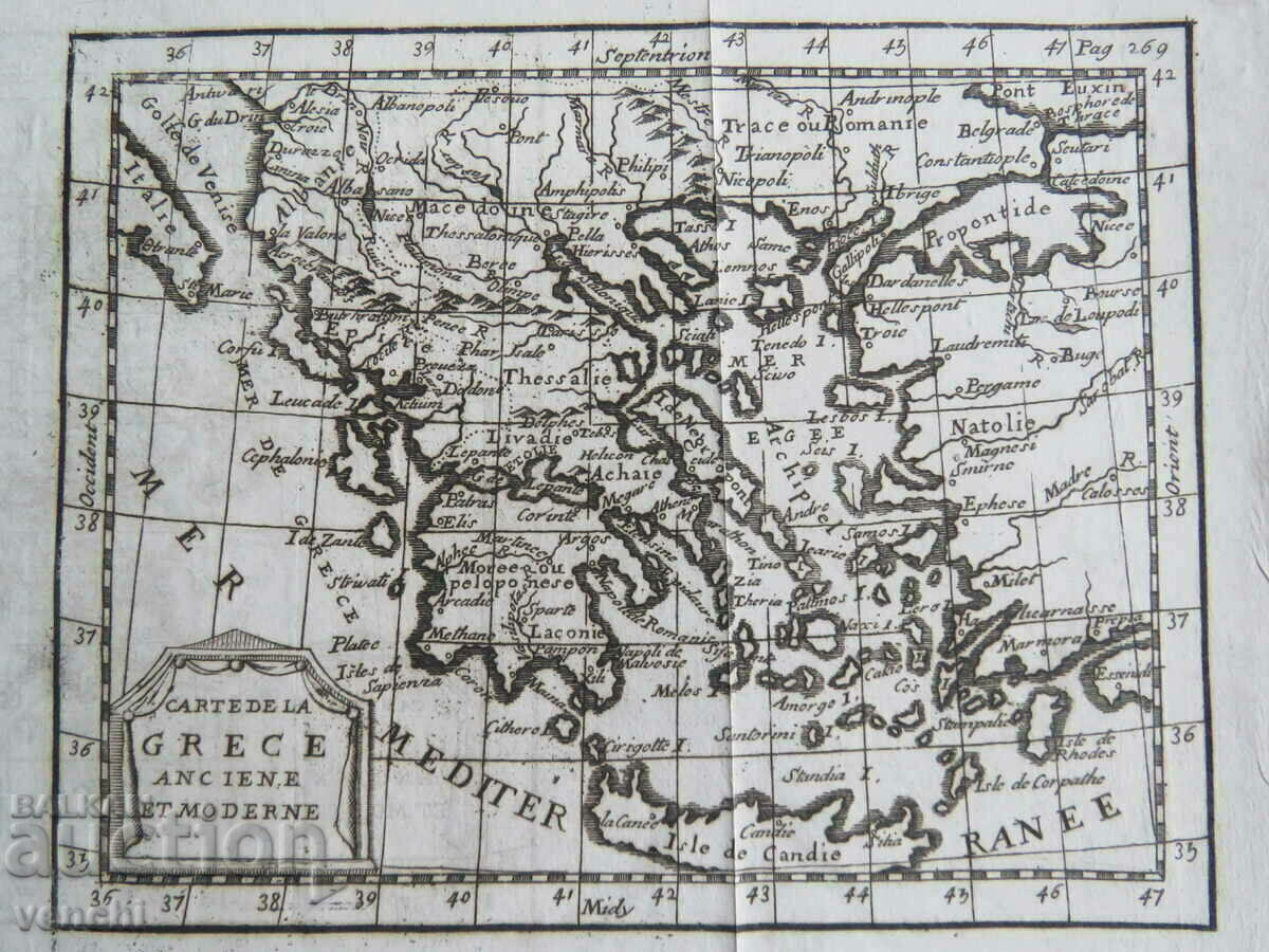 1744 - ΠΑΛΙΟΣ ΧΑΡΤΗΣ - ΕΛΛΑΔΑ = ΠΡΩΤΟΤΥΠΟ +