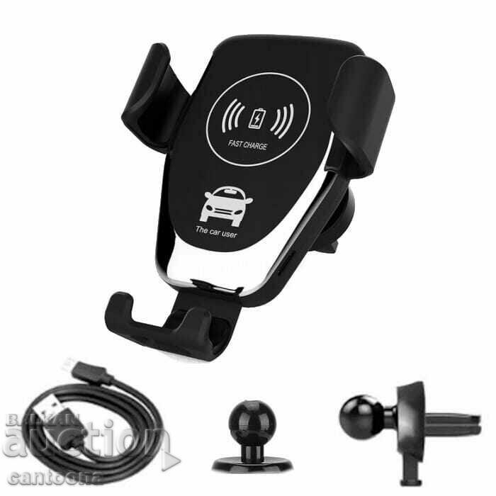 Car stand with wireless charger, Fast Wireless Charger with price 17.99 BGN | € 9.20