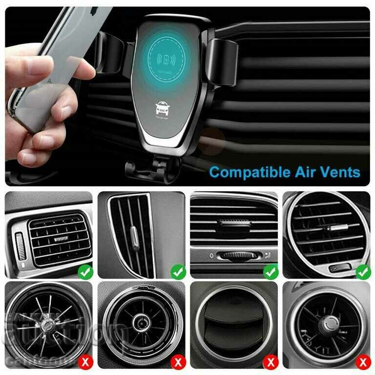 Car stand with wireless charger, Fast Wireless Charger - 5