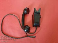 Bulgarian Old Retro Bakelite Handset / Intercom-1960s
