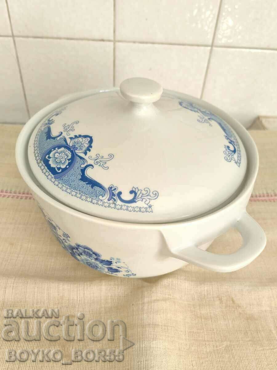Exquisite Russian Social USSR Porcelain Soup Bowl 70s with price 37.00 BGN | € 18.92 Exquisite Russian Social USSR Porcelain Soup Bowl 70s with price 37.00 BGN | € 18.92