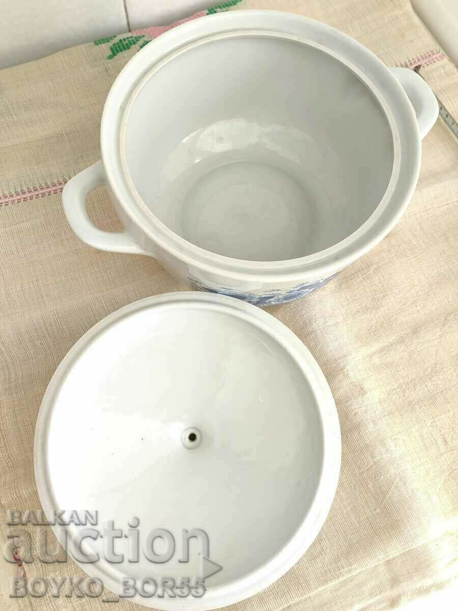 Auction Exquisite Russian Social USSR Porcelain Soup Bowl 70s Auction Exquisite Russian Social USSR Porcelain Soup Bowl 70s