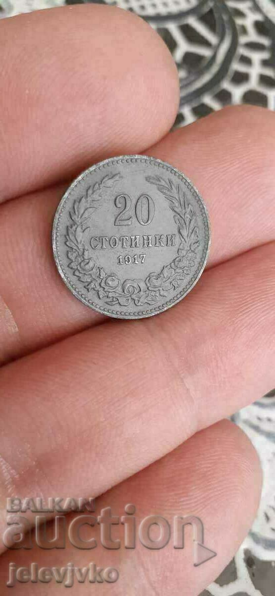 20 de cenți din 1917