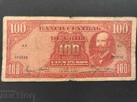 Χιλή 100 πέσος 10 κόνδορες 1941