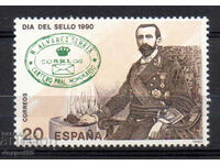 1990. Ισπανία. Ημέρα γραμματοσήμων.