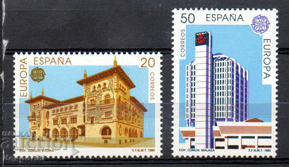 1990. Spania. EUROPA - Oficii poștale.