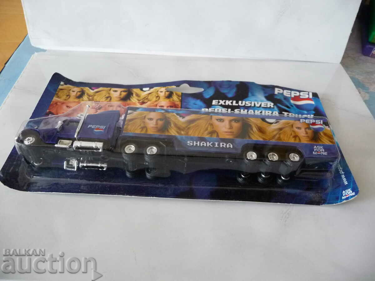 Pepsi Truck Shakira Pepsi Shakira painted truck new with price 26.00 BGN | € 13.29