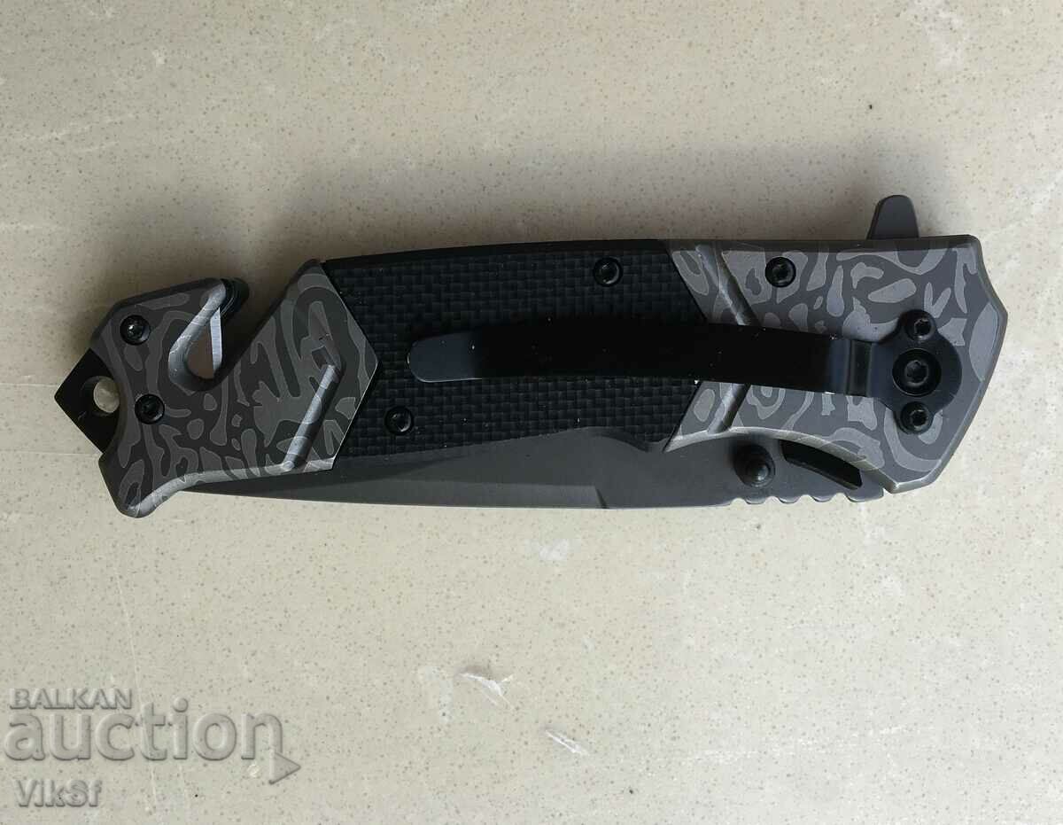 Cuțit semi-automat pliabil Browning F119, tăietor, piramidă - 5 Cuțit semi-automat pliabil Browning F119, tăietor, piramidă - 5