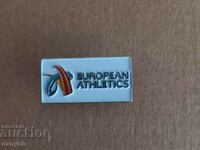 Значка - Европейската федерация по Лека атлетика