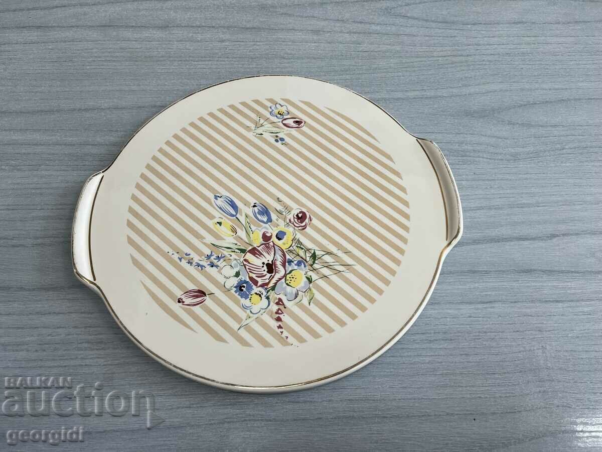 Old German porcelain tray. #4304