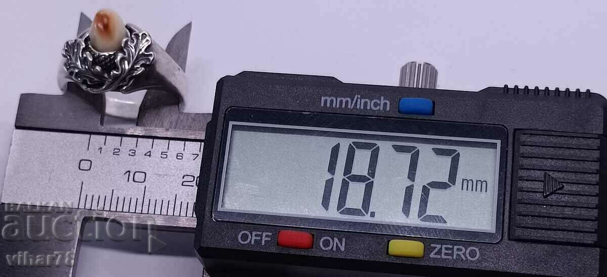 A beautiful silver bracelet-necklace and ring lot - 7 A beautiful silver bracelet-necklace and ring lot - 7