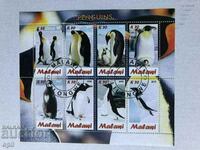 Stamped Block Penguins 2012 Malawi