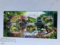 Stamped Block Frogs 2012 Congo