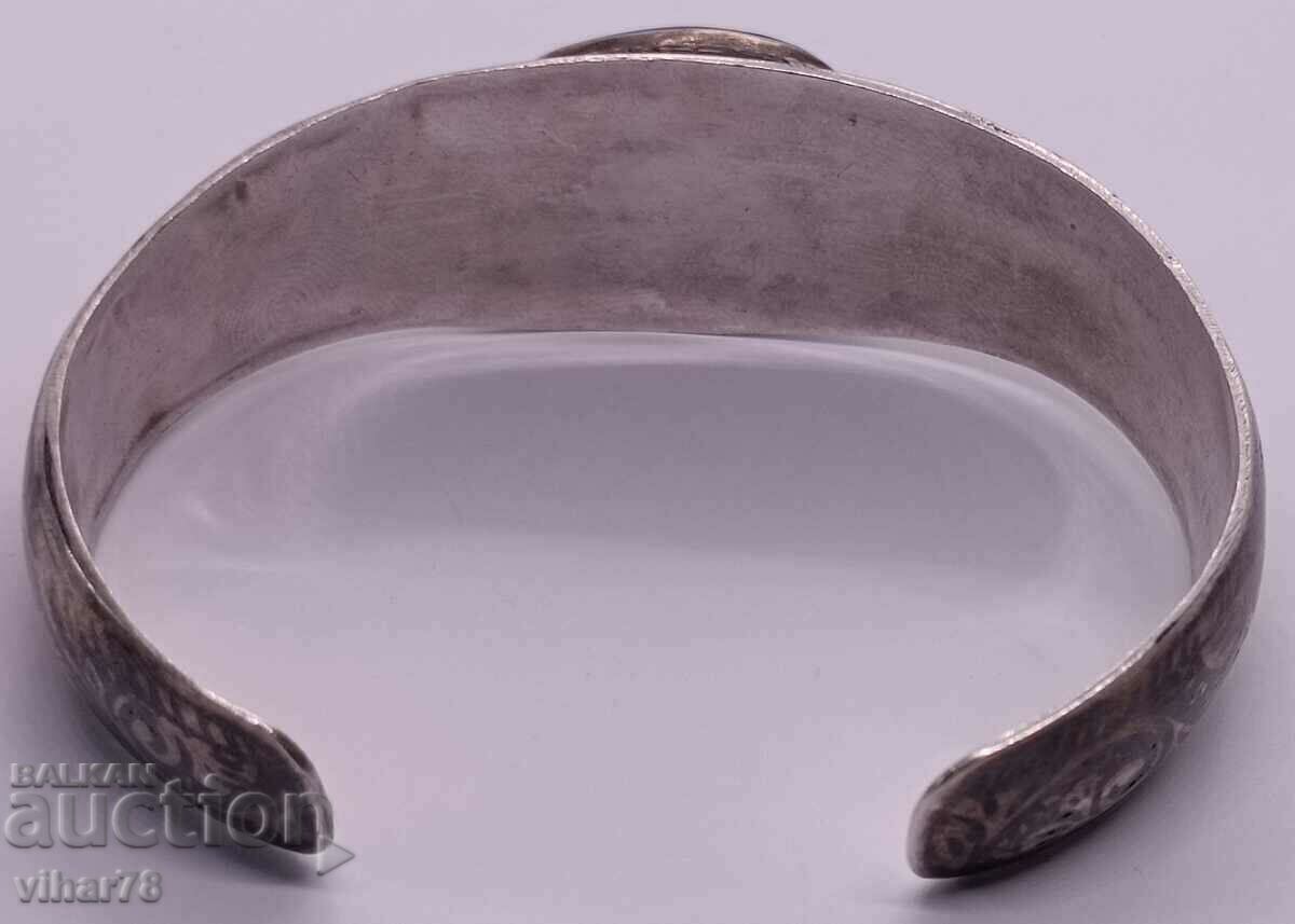 Bratara veche din argint - 7