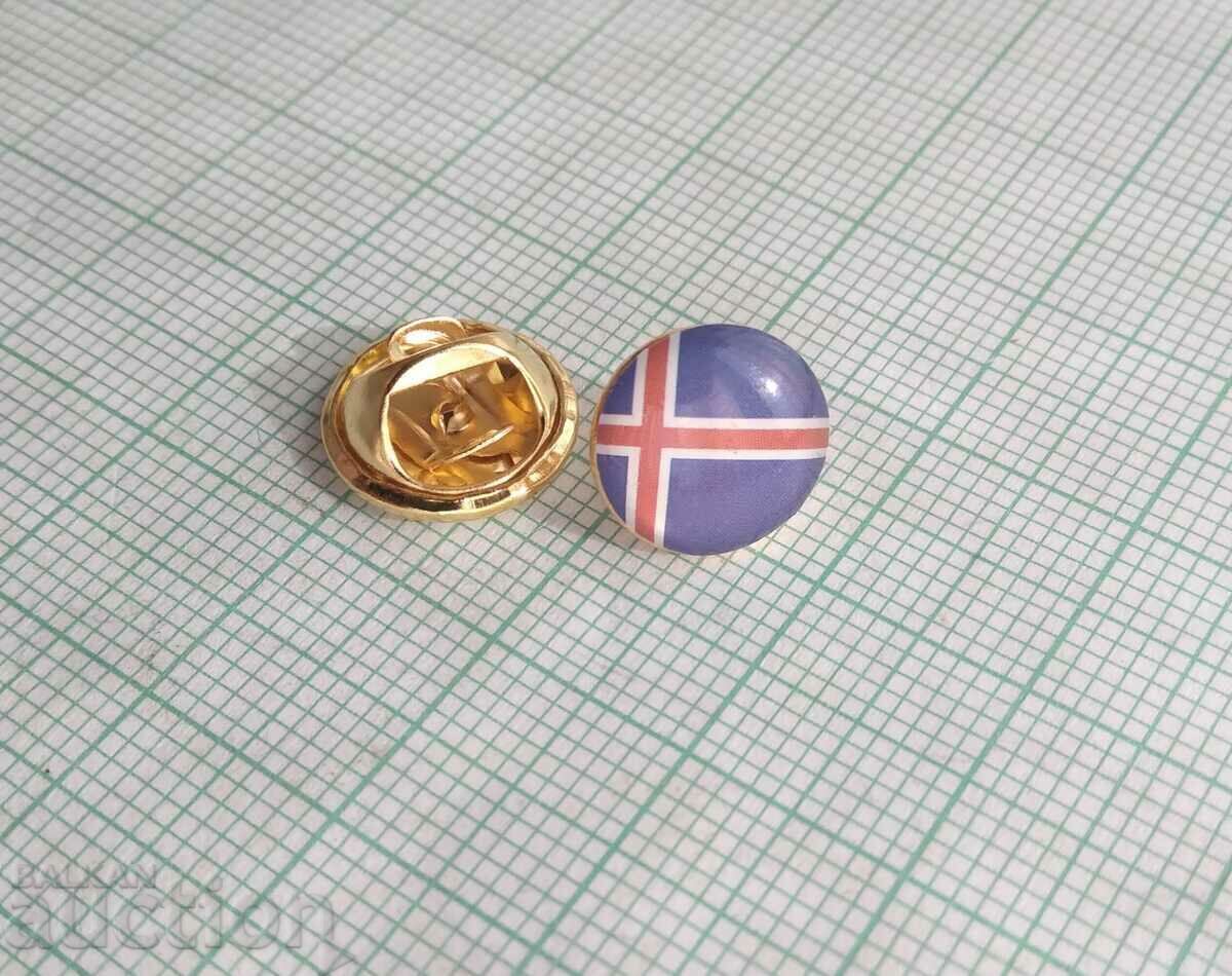 Auction 13261 Badge - flag flag Iceland Auction 13261 Badge - flag flag Iceland