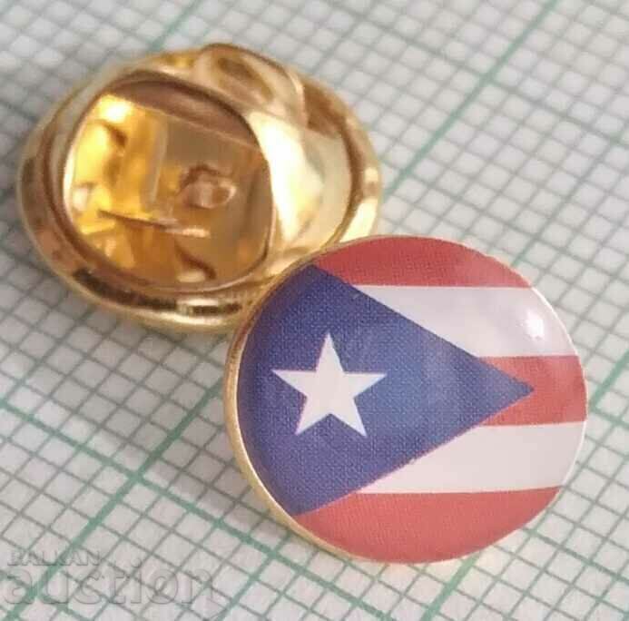 13262 Badge - Puerto Rico flag flag