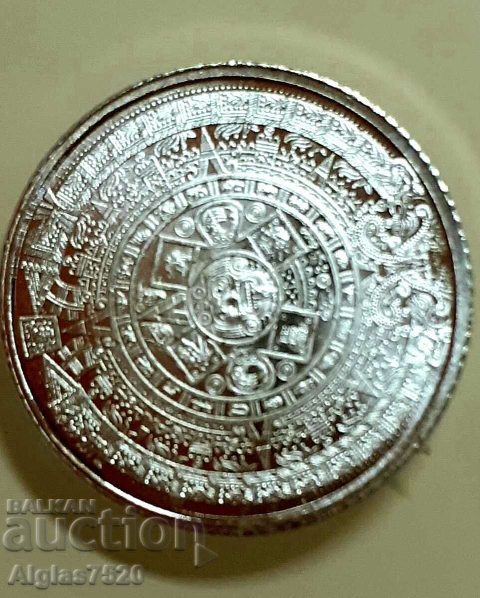 Δημοπρασία 1/10 troy oz/Silver/Mexico UNC.The Mayan Calendar Δημοπρασία 1/10 troy oz/Silver/Mexico UNC.The Mayan Calendar