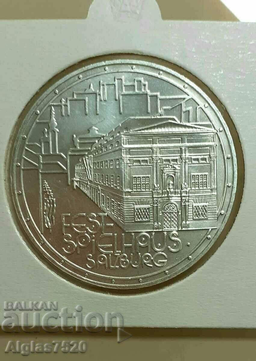 500 schillings/silver/Austria 1991.UNC with price 140.00 BGN | € 71.58