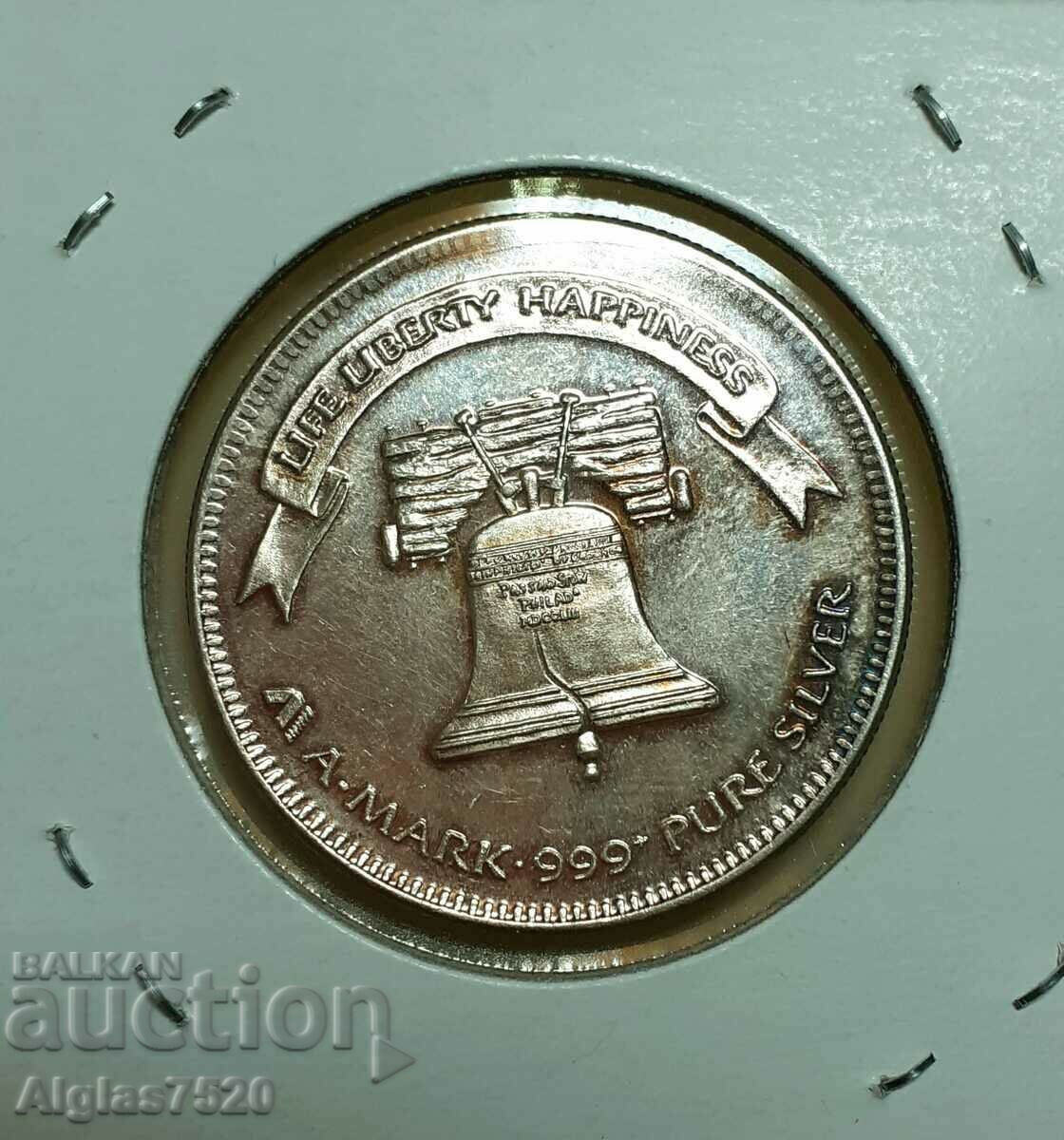 1 Troy Ounce Investment Silver 0.999 USA 1983 Unc with price 140.00 BGN | € 71.58 1 Troy Ounce Investment Silver 0.999 USA 1983 Unc with price 140.00 BGN | € 71.58