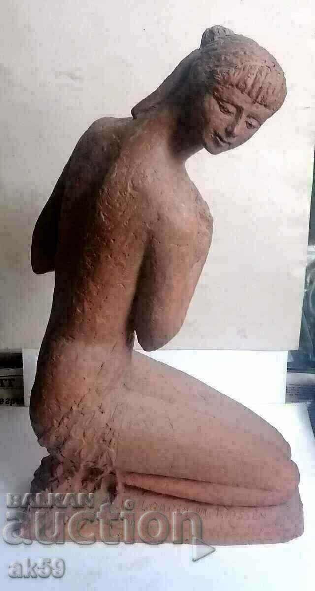 Small sculpture "Svyan" - terracotta; Vl. Kyosev 1988