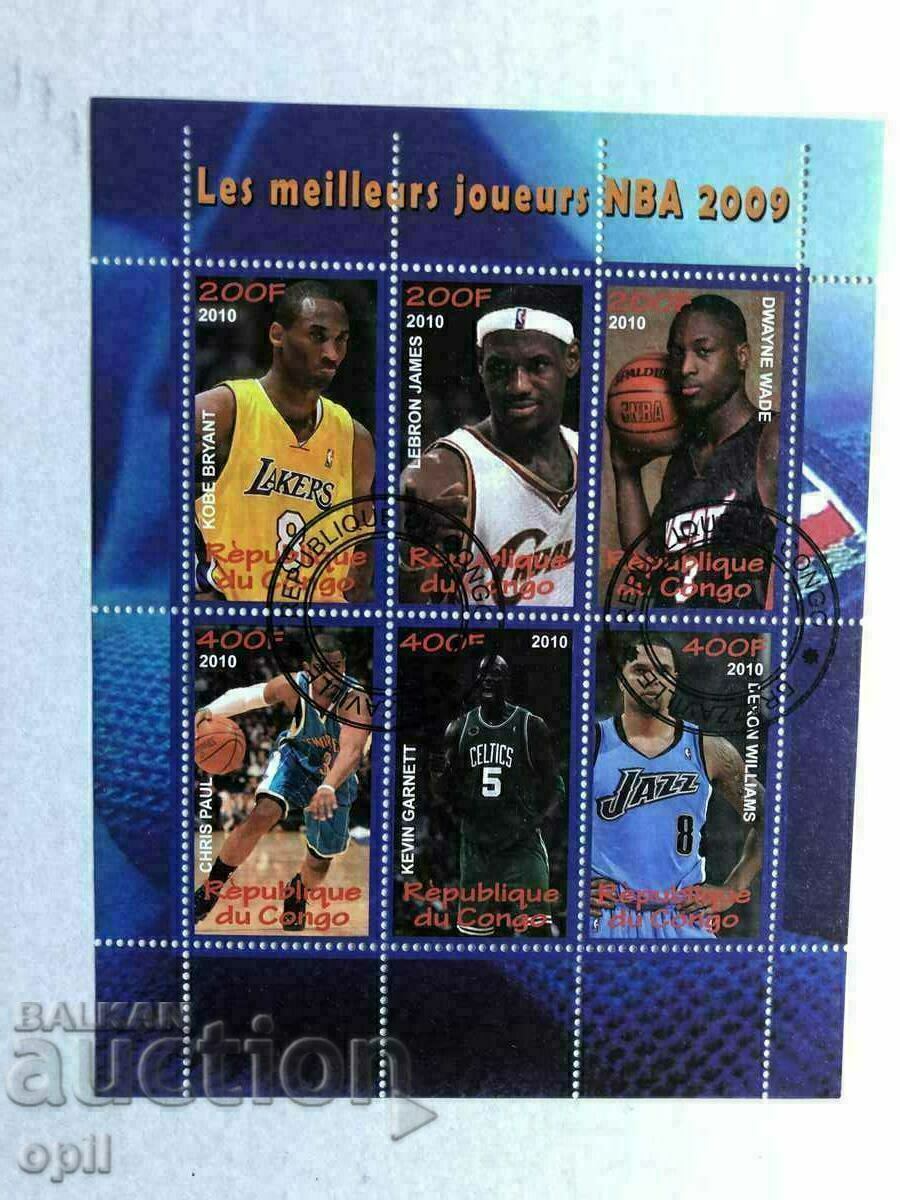 Stamped Block NBA 2010 Congo
