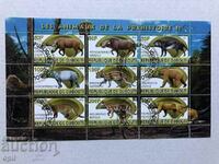 Stamped Block Prehistoric Animals 2011 Τζιμπουτί