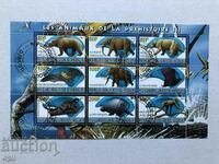 Stamped Block Prehistoric Animals 2011 Djibouti