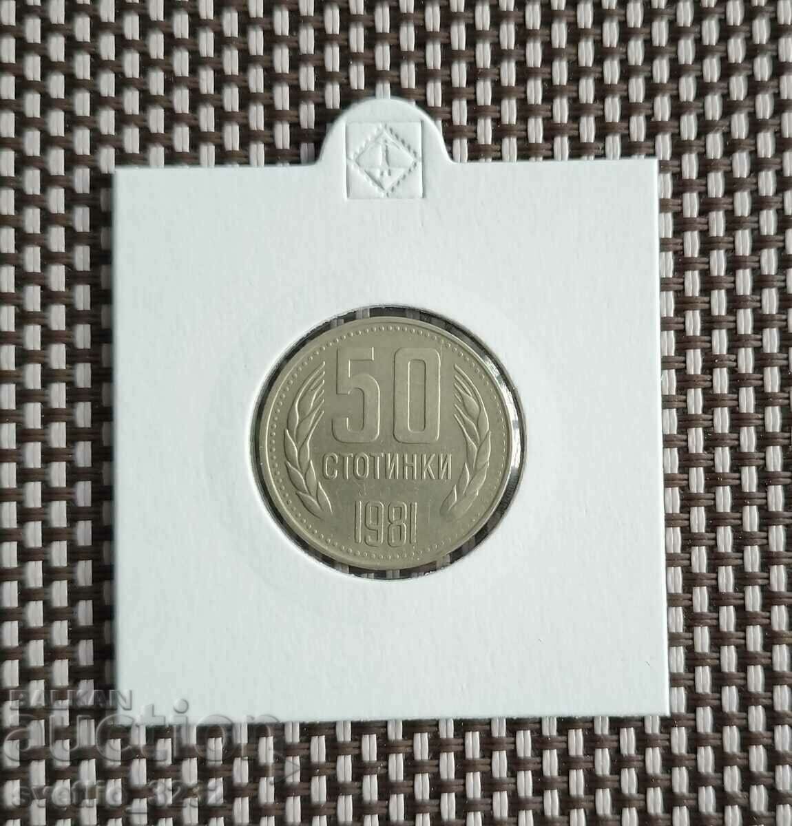 50 cents 1981 50 cents 1981