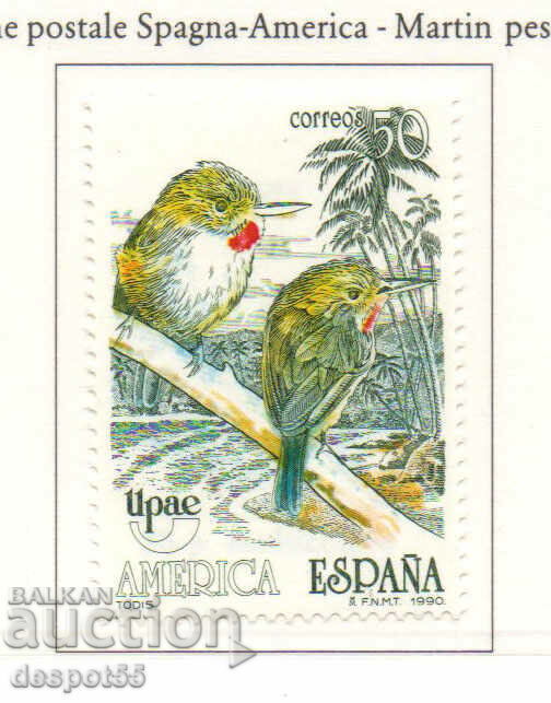 1990. Spain. America UPAEP - Birds.