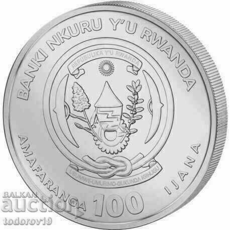 Сребро 1 oz Нилски Крокодил Руанда 2022 с цена 129.99 лв. | € 66.46 Сребро 1 oz Нилски Крокодил Руанда 2022 с цена 129.99 лв. | € 66.46