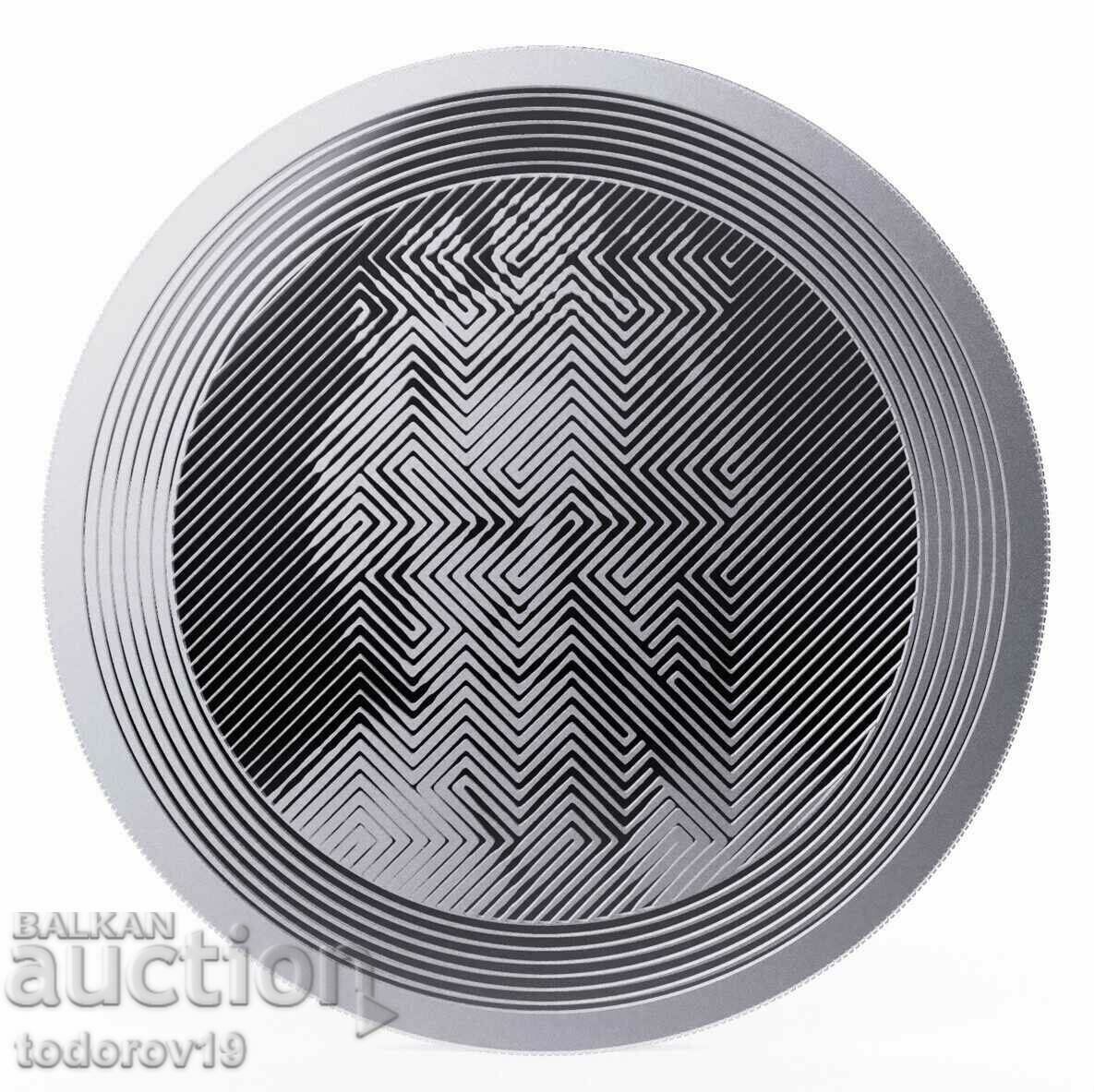 Icoane de 1 oz de argint ale inspirației Regina Elisabeta a II-a