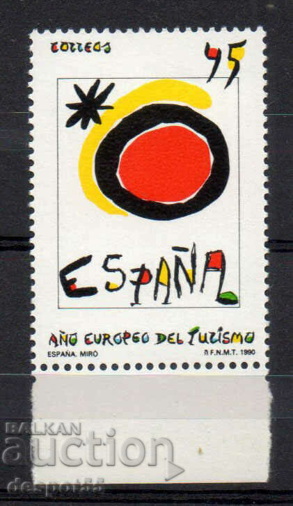 1990. Spain. European Year of Tourism.