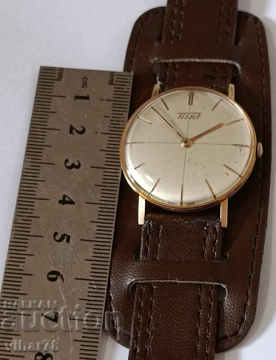 Auction TISSOT GOLD MEN'S WATCH-20 MICRON Auction TISSOT GOLD MEN'S WATCH-20 MICRON