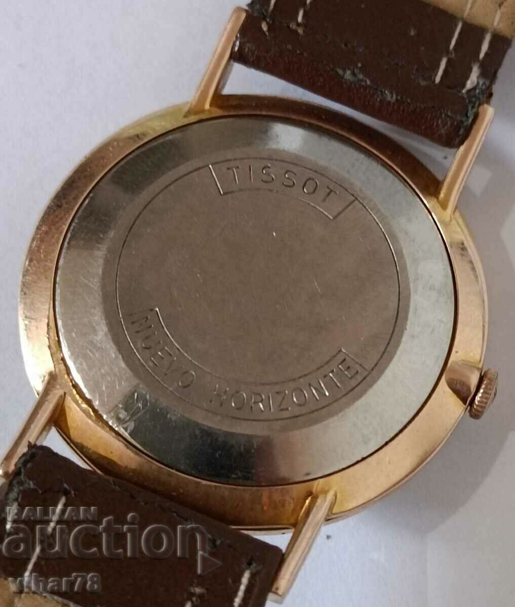 TISSOT GOLD MEN'S WATCH-20 MICRON - 7 TISSOT GOLD MEN'S WATCH-20 MICRON - 7