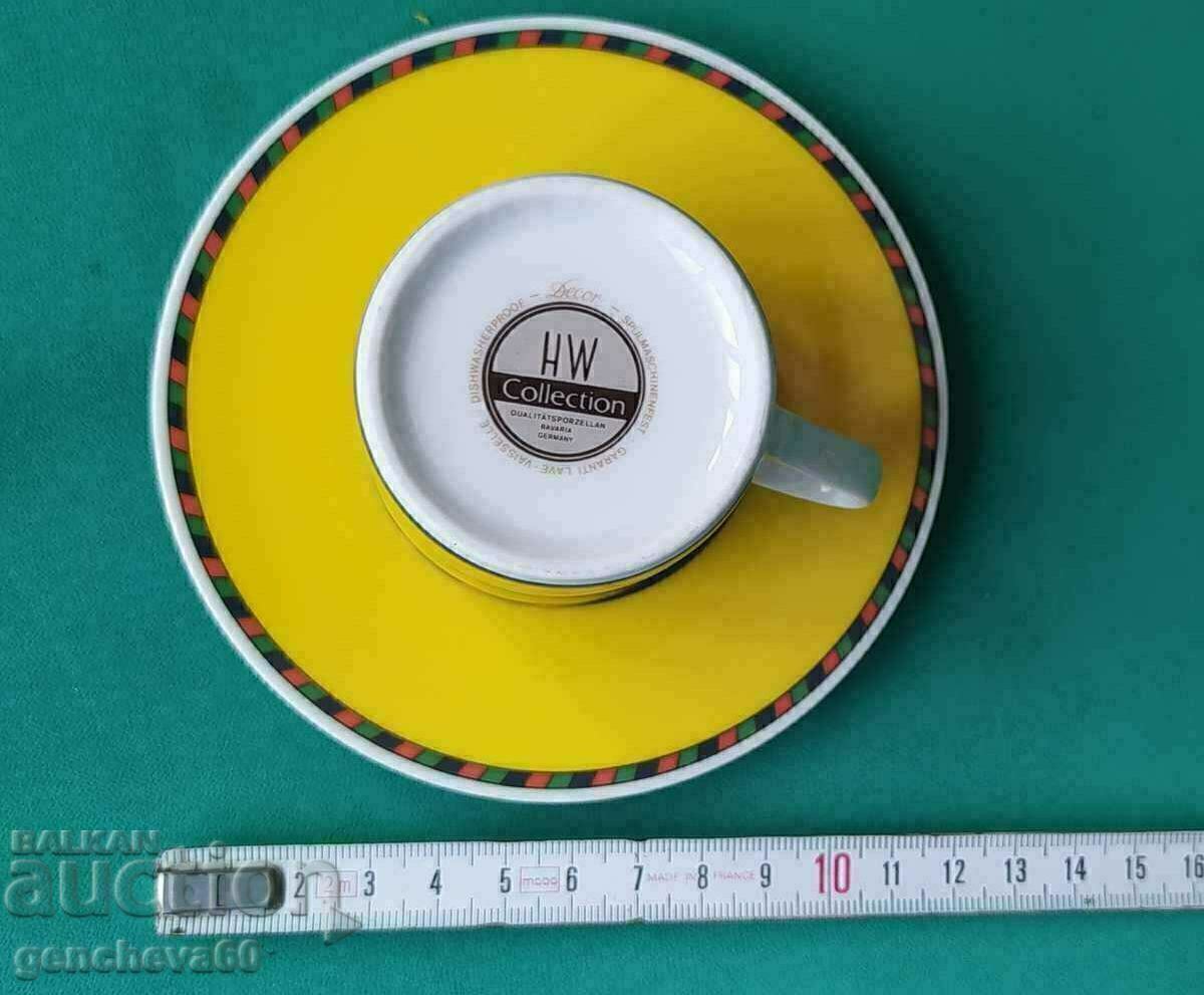 Auction  Collectible yellow coffee cup