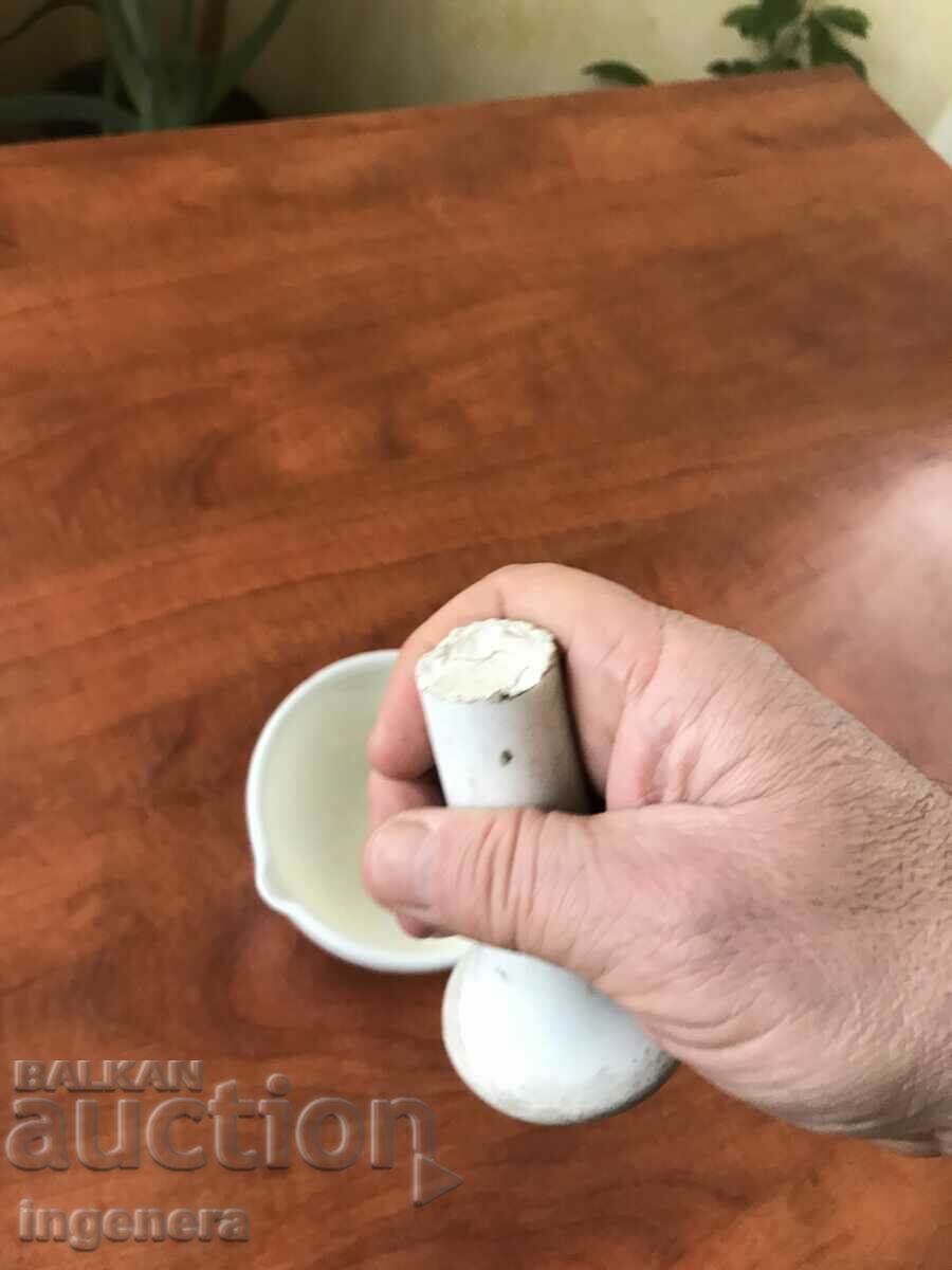 PORCELAIN PHARMACY MORTAR FOR CRUSHING MEDICINES - 5