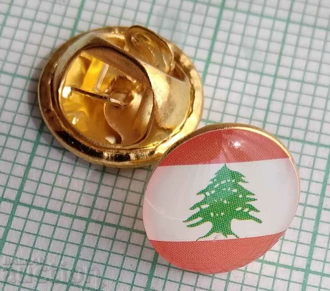 13302 Badge - flag flag Lebanon