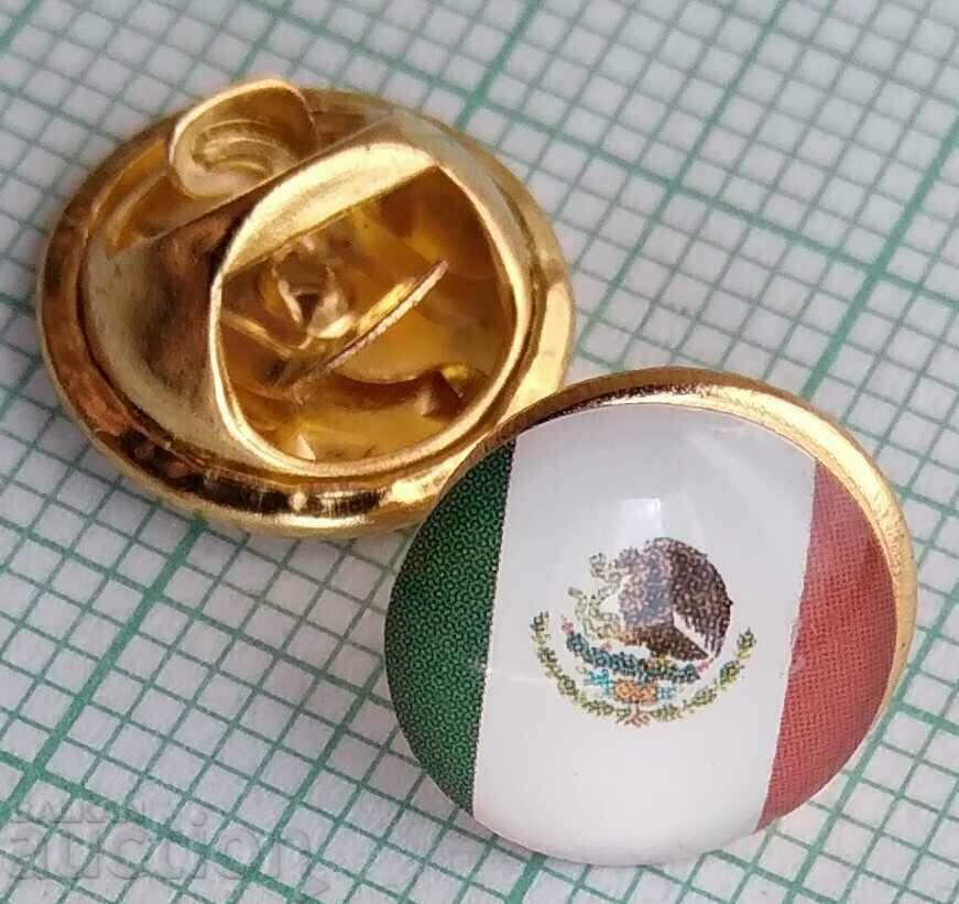 13317 Badge - flag flag Mexico