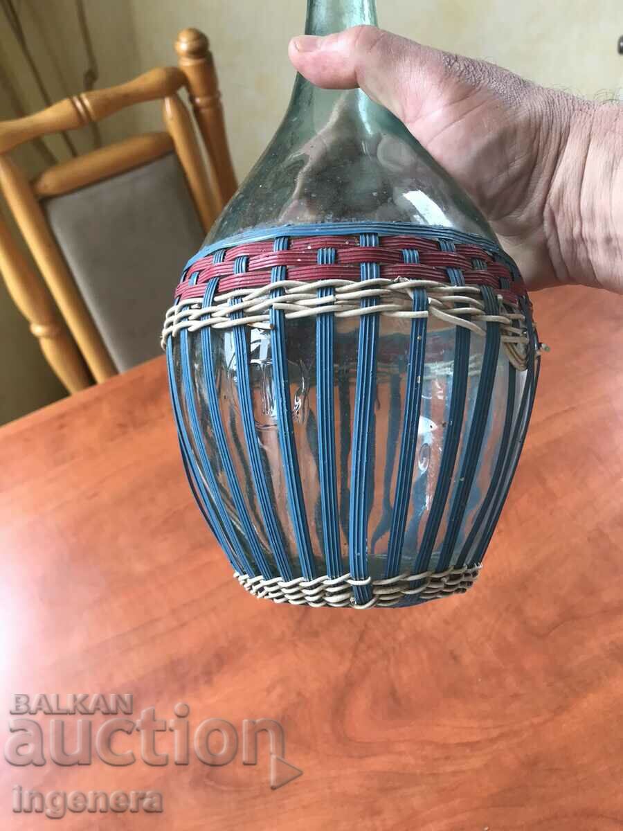 Delivery of DAMAJANA GLASS BOTTLE BRAIDED FOR BRANDY-2 LITERS Delivery of DAMAJANA GLASS BOTTLE BRAIDED FOR BRANDY-2 LITERS