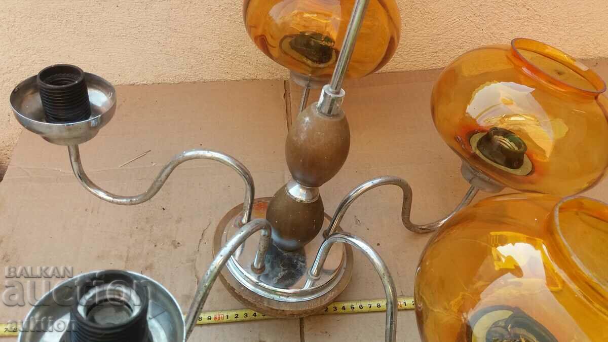 OLD HUGE CHANDELIER - 5 OLD HUGE CHANDELIER - 5