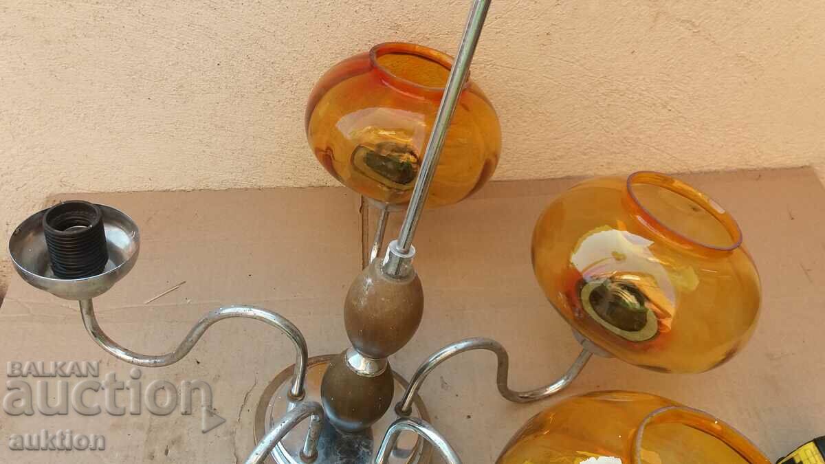 OLD HUGE CHANDELIER - 6 OLD HUGE CHANDELIER - 6