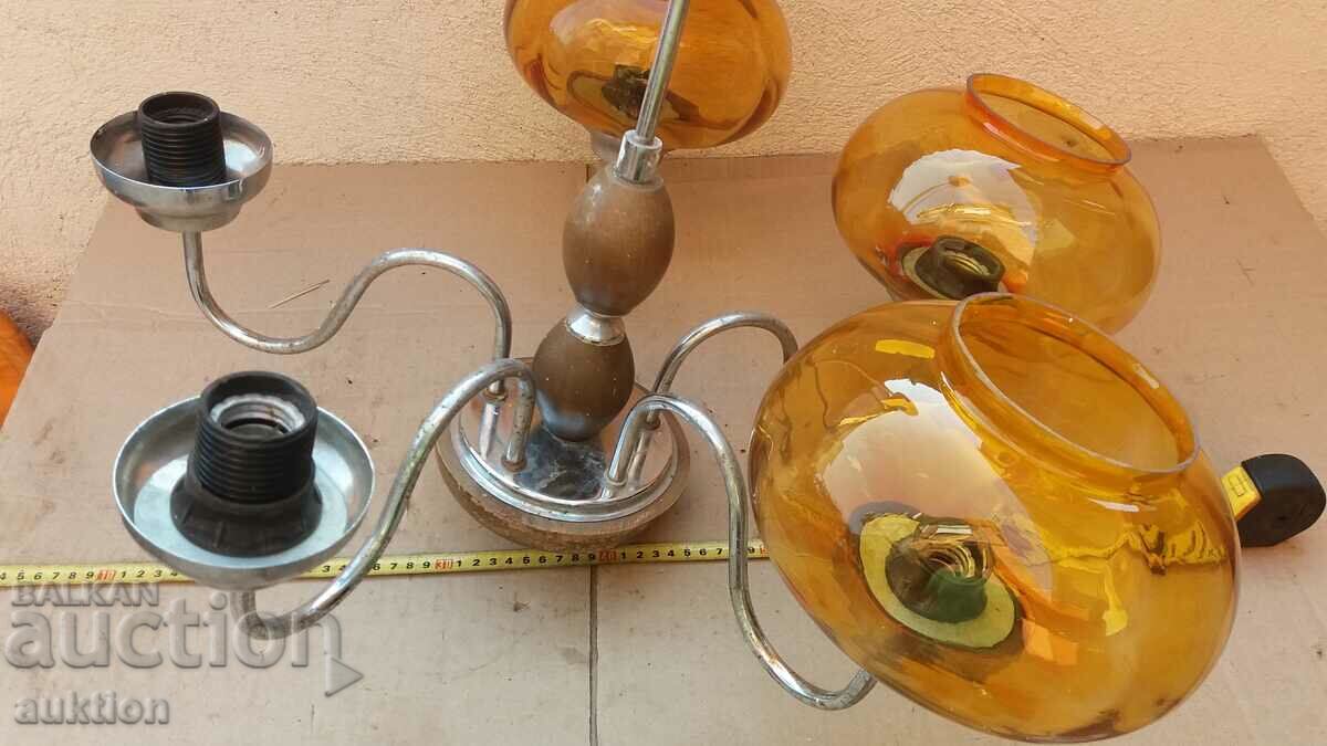 OLD HUGE CHANDELIER - 7 OLD HUGE CHANDELIER - 7