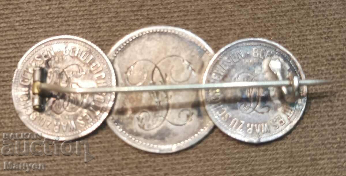 Old silver brooch. with price 59.90 BGN | € 30.63 Old silver brooch. with price 59.90 BGN | € 30.63