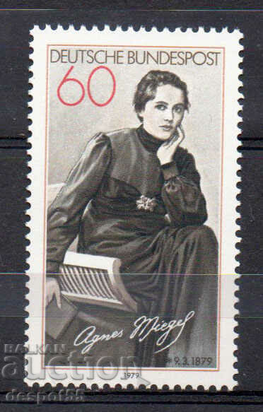 1979. Germania. 100 de ani de la nașterea lui Agnes Miguel.