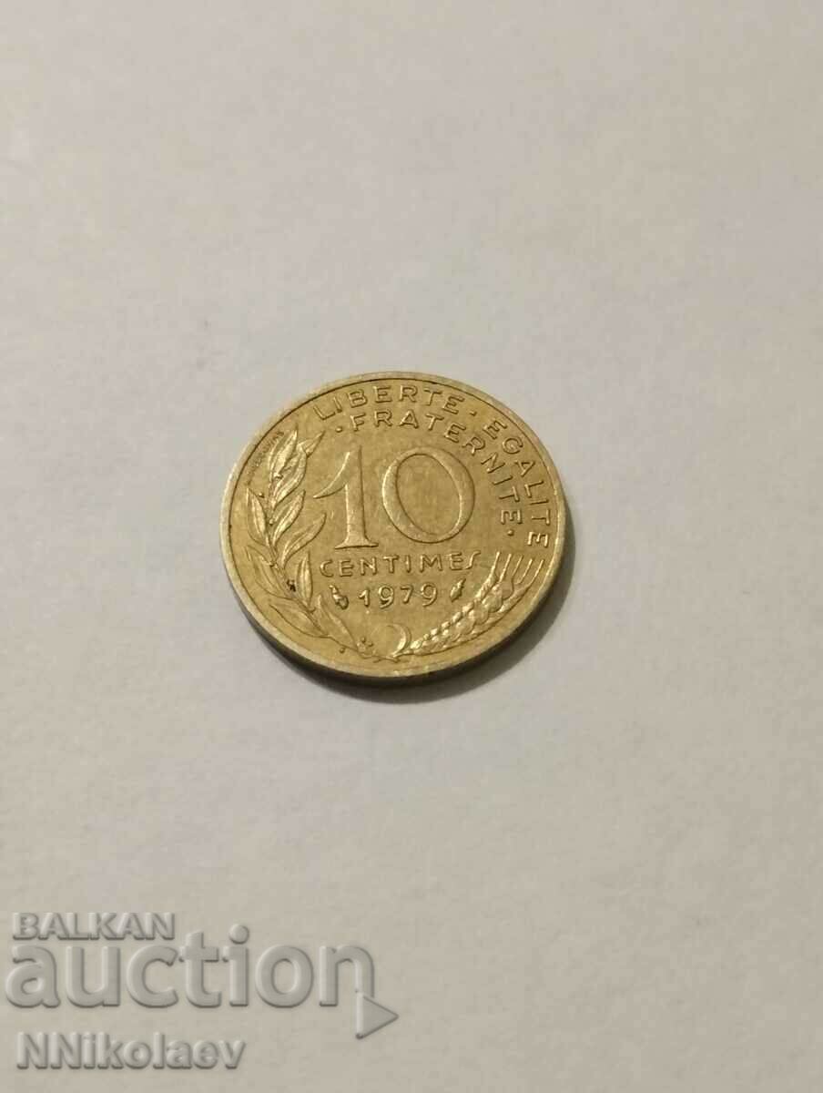 France 10 centimes 1979