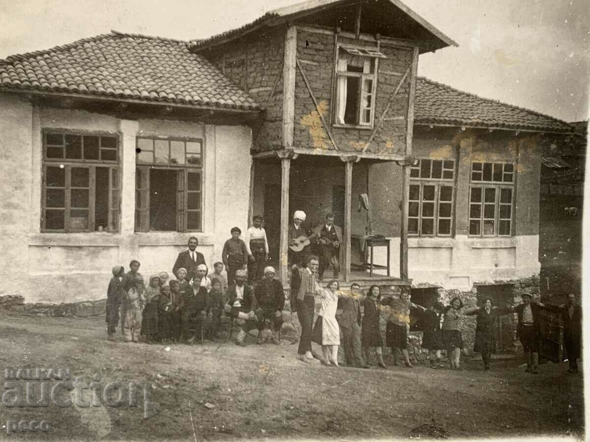 Auction Pomash school "Konarska Mahala" old photo Auction Pomash school "Konarska Mahala" old photo