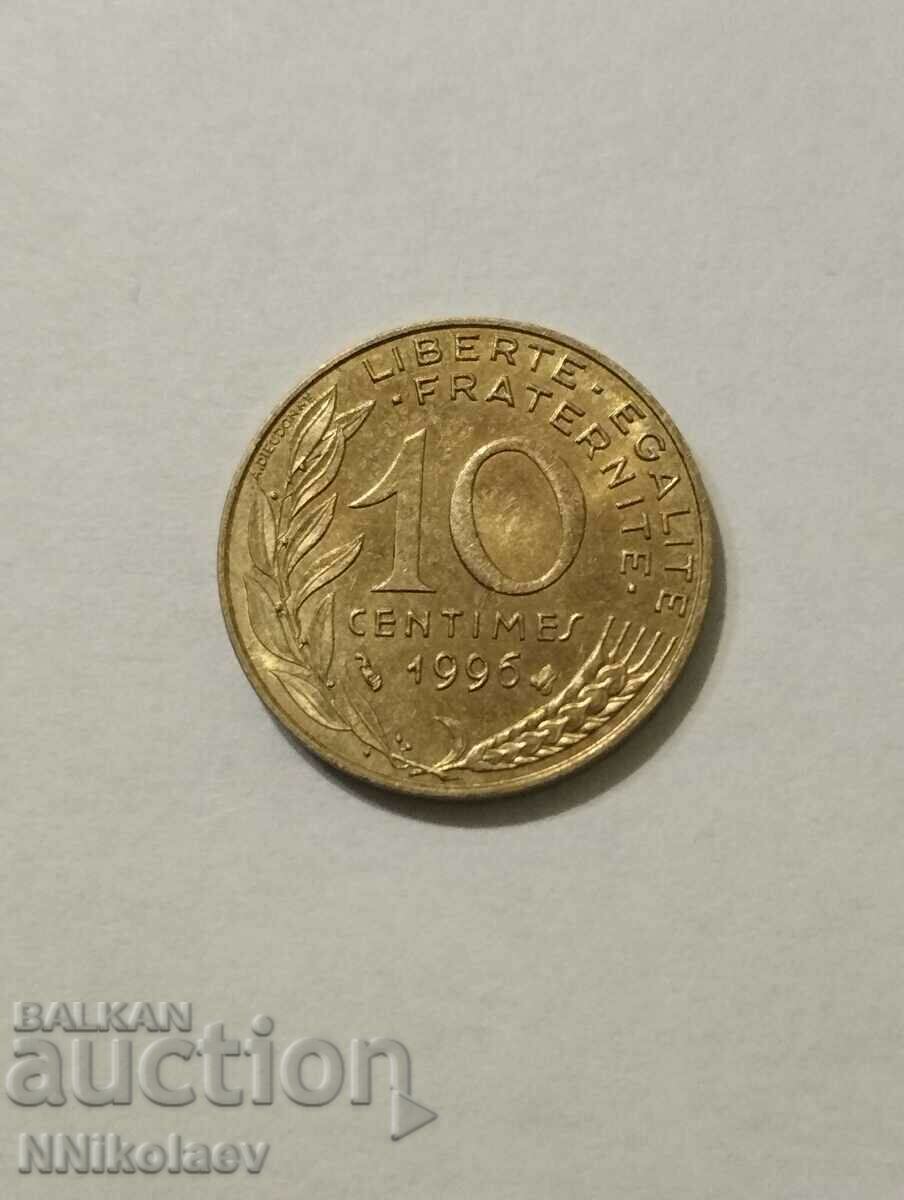 France 10 centimes 1996 with price 1.00 BGN | € 0.51 France 10 centimes 1996 with price 1.00 BGN | € 0.51