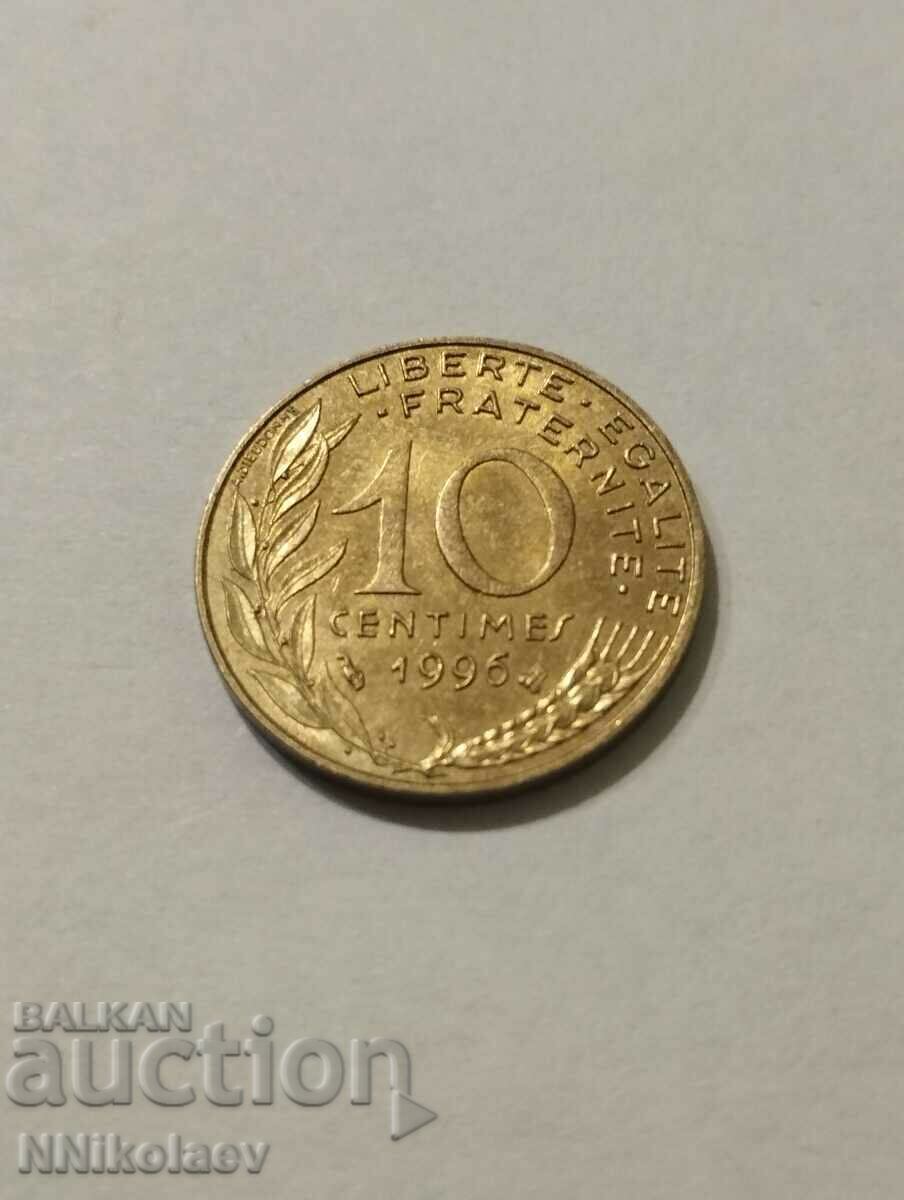 Franta 10 centimes 1996