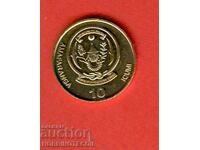 RWANDA RWANDA Τεύχος 10 Φράγκων - τεύχος 2009 NEW UNC